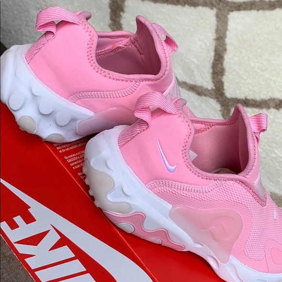 NIKE REACT PRESTO EXTREME GS PINK/WHITE-PINK FOAM - Picture 7 of 16